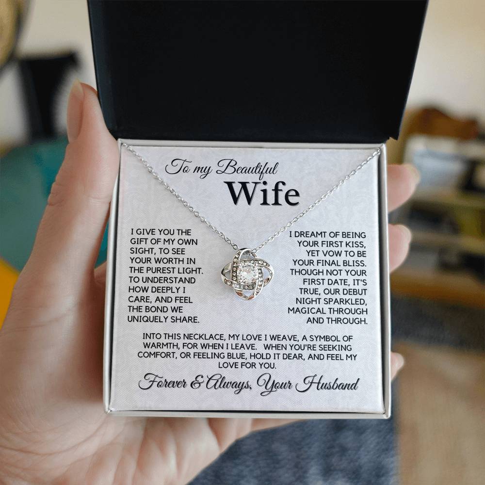 I Vow to Be Your Final Bliss ~ Love Knot Necklace